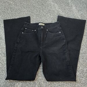 Madewell The Perfect Vintage Flare Jeans Black Waist 25 GUC